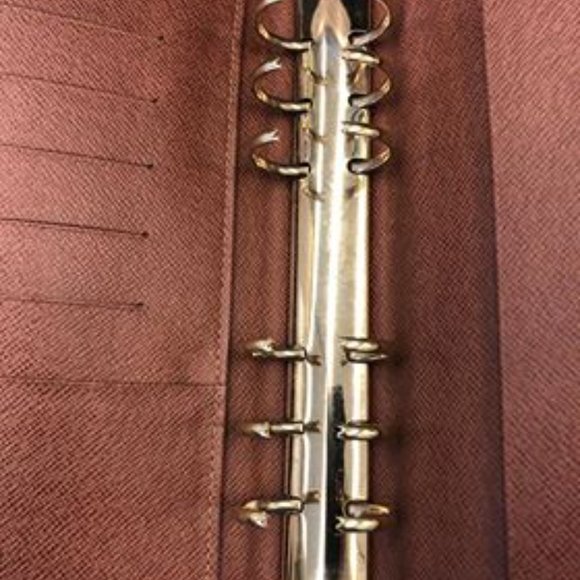 AUTHENTIC LOUIS VUITTON MEDIUM RING AGENDA COVER - Picture 11 of 16